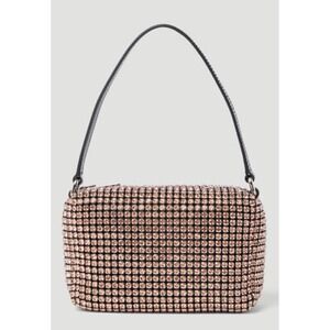 NWT Rhinestone Mini Shoulder Bag Sparkly  Evening Bag Alexander Wang Dupe